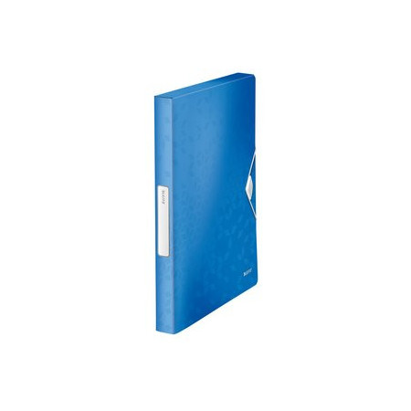 Carpetas de proyectos CARPETA de PROYECTOS LEITZ WOW PP A4 GOMAS 3 cm AZUL METALIZADO