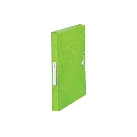 Carpetas de proyectos CARPETA de PROYECTOS LEITZ WOW PP A4 GOMAS 3 cm VERDE METALIZADO