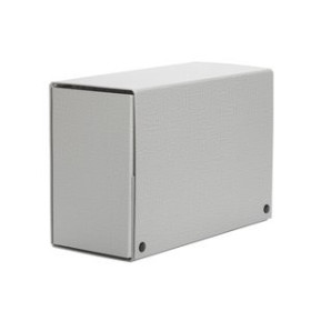 Carpetas de proyectos CARPETA de PROYECTOS PARDO CARTON FORRADO PVC A4 BROCHES 12 cm GRIS