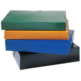 Carpetas de proyectos CARPETA de PROYECTOS SARO CARTON ESMALTADO BRILLO Fº GOMAS  5 cm NEGRO