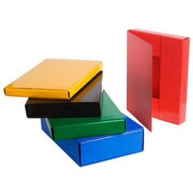 Carpetas de proyectos CARPETA de PROYECTOS SARO CARTON FORRADO A4 IMAN 7 cm AZUL