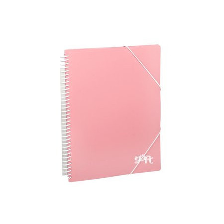 Carpetas de fundas (tarifarios) CARPETA FUNDAS (TARIFARIO) CARCHIVO SOFT PP ARCHIVEX A4  20 F. ROSA PASTEL