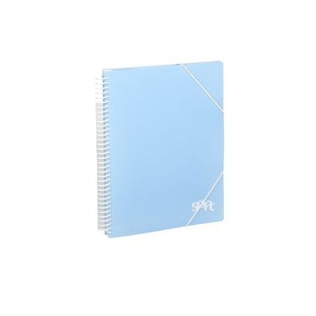 Carpetas de fundas (tarifarios) CARPETA FUNDAS (TARIFARIO) CARCHIVO SOFT PP ARCHIVEX A4  40 F. AZUL PASTEL