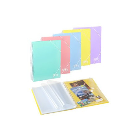 Carpetas de fundas (tarifarios) CARPETA FUNDAS (TARIFARIO) CARCHIVO SOFT PP ARCHIVEX A4  40 F. SURTIDO (6 col.)