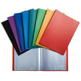 Carpetas de fundas (tarifarios) CARPETA FUNDAS (TARIFARIO) EXACOMPTA ECONOMICO PP OPACO A4 40 F. SURTIDO (8 col.)