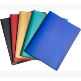 Carpetas de fundas (tarifarios) CARPETA FUNDAS (TARIFARIO) EXACOMPTA OPAK PP RECLICLADO A4 PIEL NARANJA 80 F. SURTIDOS (5 col.)