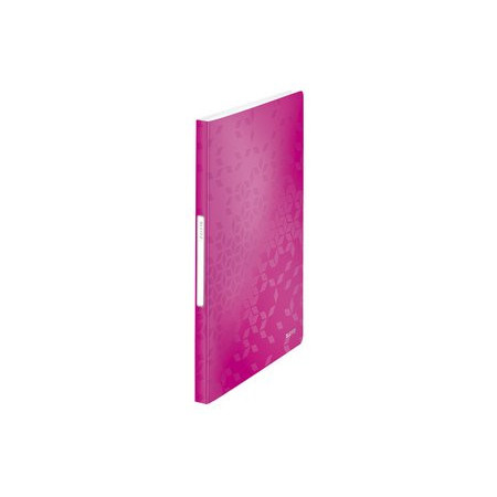 Carpetas de fundas (tarifarios) CARPETA FUNDAS (TARIFARIO) LEITZ WOW PP FLEXIBLE A4 40 F. FUCSIA