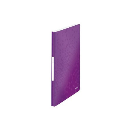 Carpetas de fundas (tarifarios) CARPETA FUNDAS (TARIFARIO) LEITZ WOW PP FLEXIBLE A4 40 F. VIOLETA