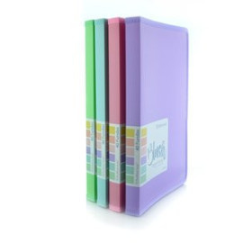 Carpetas de fundas (tarifarios) CARPETA FUNDAS (TARIFARIO) OFFICE BOX PP A4 BLUSH 40 F. SURTIDO (4 col.)