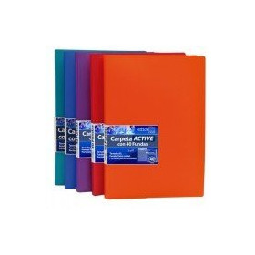 Carpetas de fundas (tarifarios) CARPETA FUNDAS (TARIFARIO) OFFICE BOX PP FLEXIBLE A3 40 F. SUPRA SURTIDO