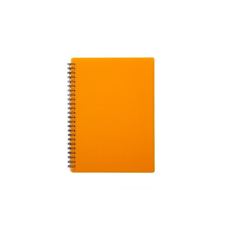 Carpetas de fundas (tarifarios) CARPETA FUNDAS (TARIFARIO) PARDO STUDIO STYLE ESPIRAL PP Fº 20 F. NARANJA