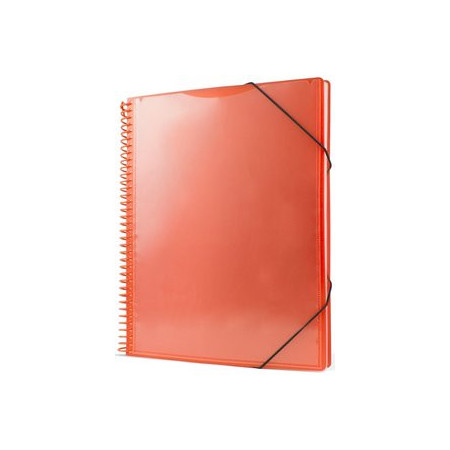 Carpetas de fundas (tarifarios) CARPETA FUNDAS (TARIFARIO) PRYSE PP PERSONALIZABLE A4 20 F. NARANJA