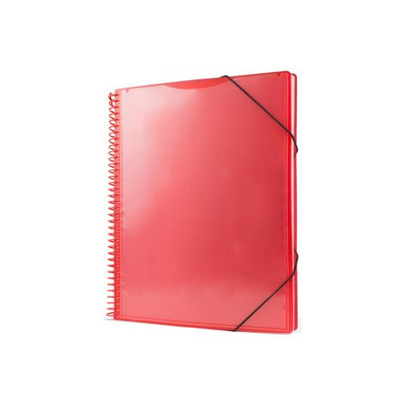 Carpetas de fundas (tarifarios) CARPETA FUNDAS (TARIFARIO) PRYSE PP PERSONALIZABLE A4 40 F. ROJO