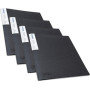 Carpetas de fundas (tarifarios) CARPETA FUNDAS (TARIFARIO) RAPESCO PP A4  10 F. NEGRO PACK DE 4