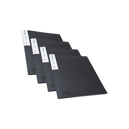 Carpetas de fundas (tarifarios) CARPETA FUNDAS (TARIFARIO) RAPESCO PP A4  10 F. NEGRO PACK DE 4