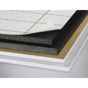 Cartón pluma CARTON PLUMA ADHESIVO (1cara) NEGRO 5 mm A3