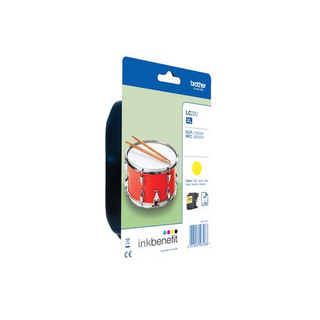 Originales inkjet CARTUCHO INKJET BROTHER LC22UY AMARILLO DCPJ785DW (1.200 PAG.)