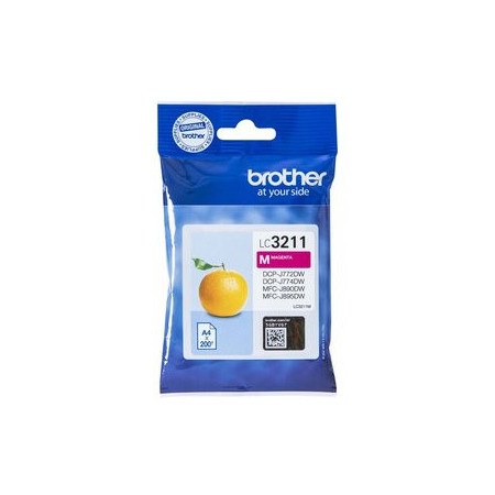 Originales inkjet CARTUCHO INKJET BROTHER LC-3211M MAGENTA DCP-J572/J772/J774/MFC-J890/J895 (200 PAG.)