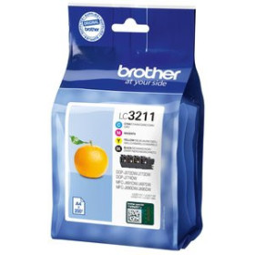 Originales inkjet CARTUCHO INKJET BROTHER LC-3211VAL DCP-J572/J772/J774/MFC-J890/J895 PACK de 4 COLORES