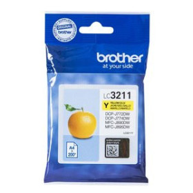 Originales inkjet CARTUCHO INKJET BROTHER LC-3211Y AMARILLO DCP-J572/J772/J774/MFC-J890/J895 (200 PAG.)