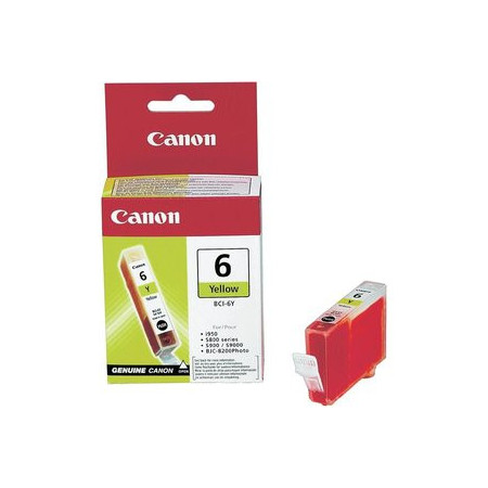 Originales inkjet CARTUCHO INKJET CANON BCI-6Y BJ-S800/S820/S900