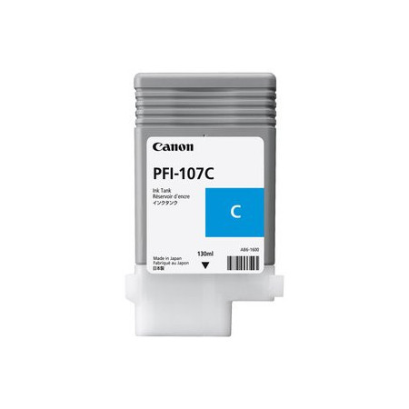 Originales inkjet CARTUCHO INKJET CANON PFI-107C IMAGEPROGRAF IPF670/IPF680/IPF685/IPF770/IPF780/IPF785 CIAN 130 ML.(6706B001)