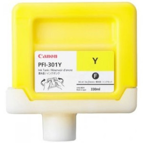 Originales inkjet CARTUCHO INKJET CANON PFI-301Y IMAGEPROGRAF iPF8000/iPF8000S/iPF9000 AMARILLO PIGMENTADO 330 ML. (1489B001AA)