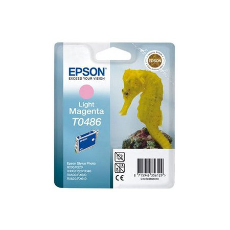 Originales inkjet CARTUCHO INKJET EPSON T048640 STYLUS PHOTO R200/220/300/320/340 RX500/600/620/640 MAGENTA CLARO