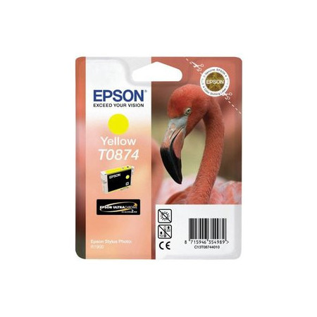 Originales inkjet CARTUCHO INKJET EPSON T087440 STYLUS PHOTO R1900 AMARILLO