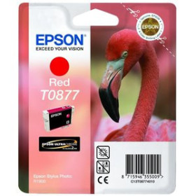 Originales inkjet CARTUCHO INKJET EPSON T087740 STYLUS PHOTO R1900 ROJO