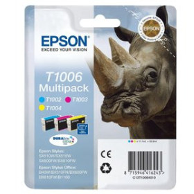 Originales inkjet CARTUCHO INKJET EPSON T100640 STYLUS SX600FW/OFFICE B40W/BX600FW MULTIPACK 3 COLORES ((Cyan T100240