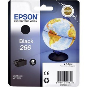 Originales inkjet CARTUCHO INKJET EPSON T266140 Nº266 WF-100W NEGRO 6ML