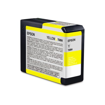Originales inkjet CARTUCHO INKJET EPSON T580400 STYLUS PRO 3800/3880 AMARILLO 80ML