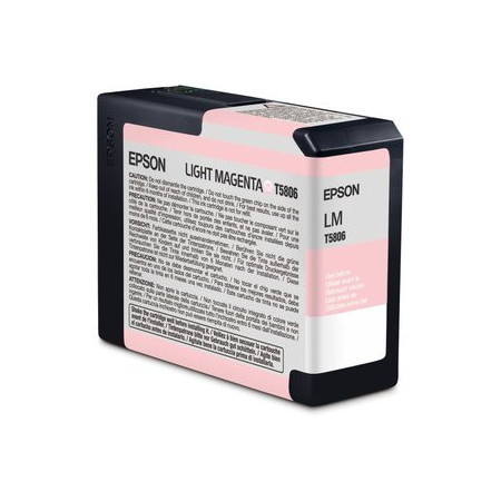 Originales inkjet CARTUCHO INKJET EPSON T580600 STYLUS PRO 3800/3880 MAGENTA CLARO 80ML