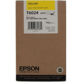 Originales inkjet CARTUCHO INKJET EPSON T602400 STYLUS PHOTO 7880/9880 AMARILLO 110ml