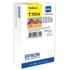 Originales inkjet CARTUCHO INKJET EPSON T701440 WORKFORCE PRO WP4000/WP4500/4525DNF/4015DN AMARILLO XXL