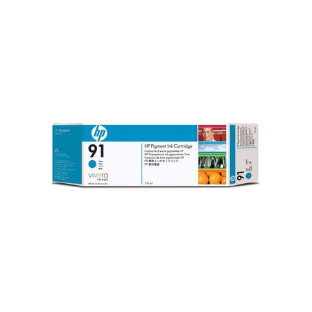 Originales inkjet CARTUCHO INKJET HP C9467A Nº91 DESIGNJET Z6100 CIAN 775ML