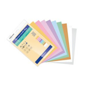 Cartulinas CARTULINA A4 FABRIANO COLORE 185g PAQUETE DE 10 COLORES PASTEL
