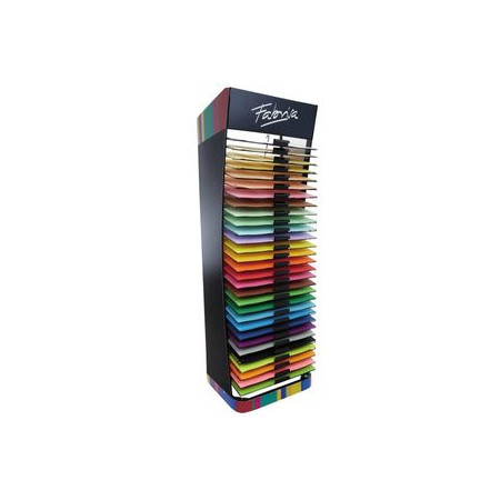 Cartulinas CARTULINA 50x65 cm FABRISA 180g EXPOSITOR METALICO 30P CONTENIDO 750 uds. (30 col.x 25)