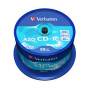 CD CD-ROM VERBATIM 700MB 52x SPINDLE 50 SUPERFICIE CRISTAL SUPER AZO (Incluye Canon LPI de 4.00 )