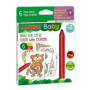 Ceras de colores CERAS ALPINO BABY LA JUNGLA ESTUCHE DE 6