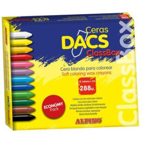 Ceras de colores CERAS ALPINO DACS CLASSPACK ESTUCHE de 288 SURTIDO