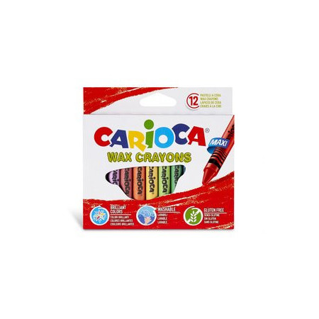 Ceras de colores CERAS CARIOCA MAXI CAJA DE 12