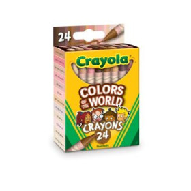 Ceras de colores CERAS CRAYOLA COLOURS OF THE WORLD ESTUCHE DE 24