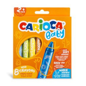 Ceras de colores CERAS de COLORES CARIOCA BABY CAJA DE 8