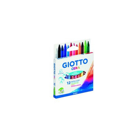 Ceras de colores CERAS GIOTTO ESTUCHE DE 12