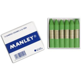 Ceras de colores CERAS MANLEY EST.D/12 VERDE INTENSO-50