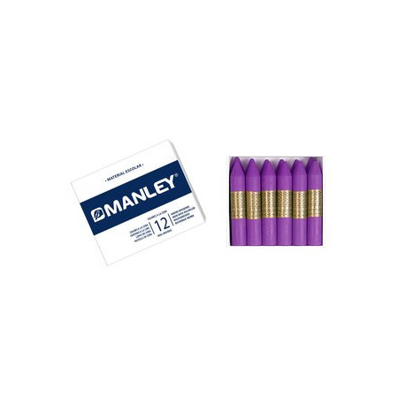 Ceras de colores CERAS MANLEY EST.D/12 VIOLETA CLARO-14