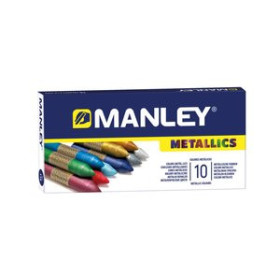 Ceras de colores CERAS MANLEY METALLICS ESTUCHE DE 10