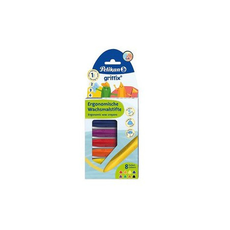 Ceras de colores CERAS PELIKAN GRIFFIX CAJA DE 8